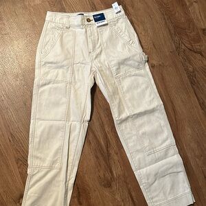 High waisted utility cargo pants